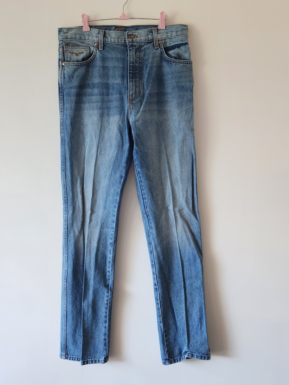 Kimes Ranch x Zach Top Straight Leg Jeans Mens 33x36 Tall Medium Wash Western